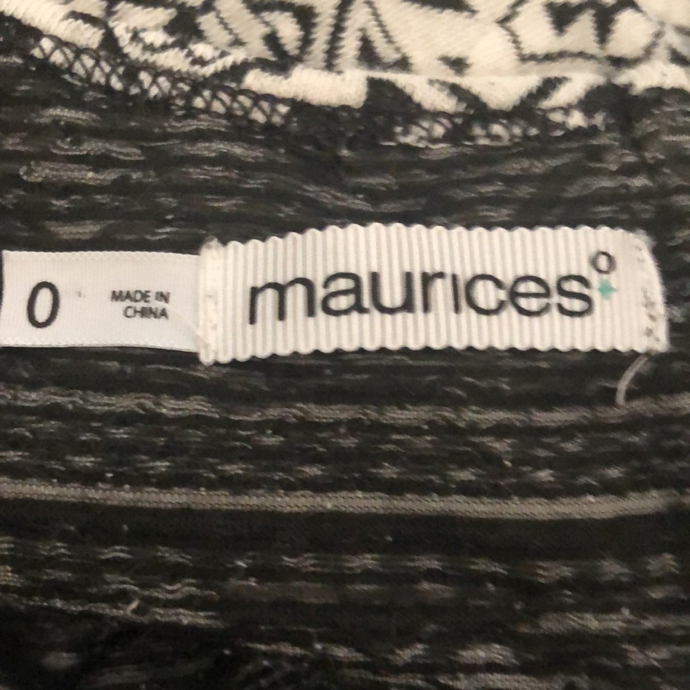 Maurices Black and‎ White Aztec Dress - Picture 6 of 7